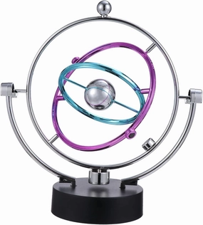 Yardwe 1 PC Creative Magnetic Earth Globe Perpetual Motion Decor for Table Unique Science present Without Battery Adornment for Home Landscape
