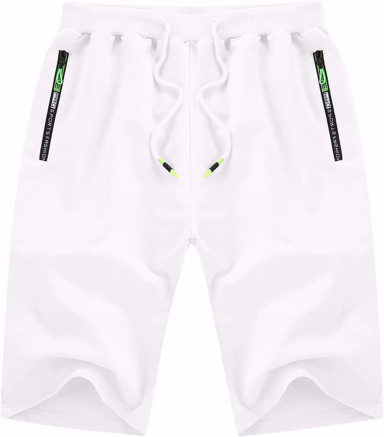 YTD Men's Shorts Casual Classic Fit Drawstring Summer Beach Shorts with Elastic Waist and Pockets