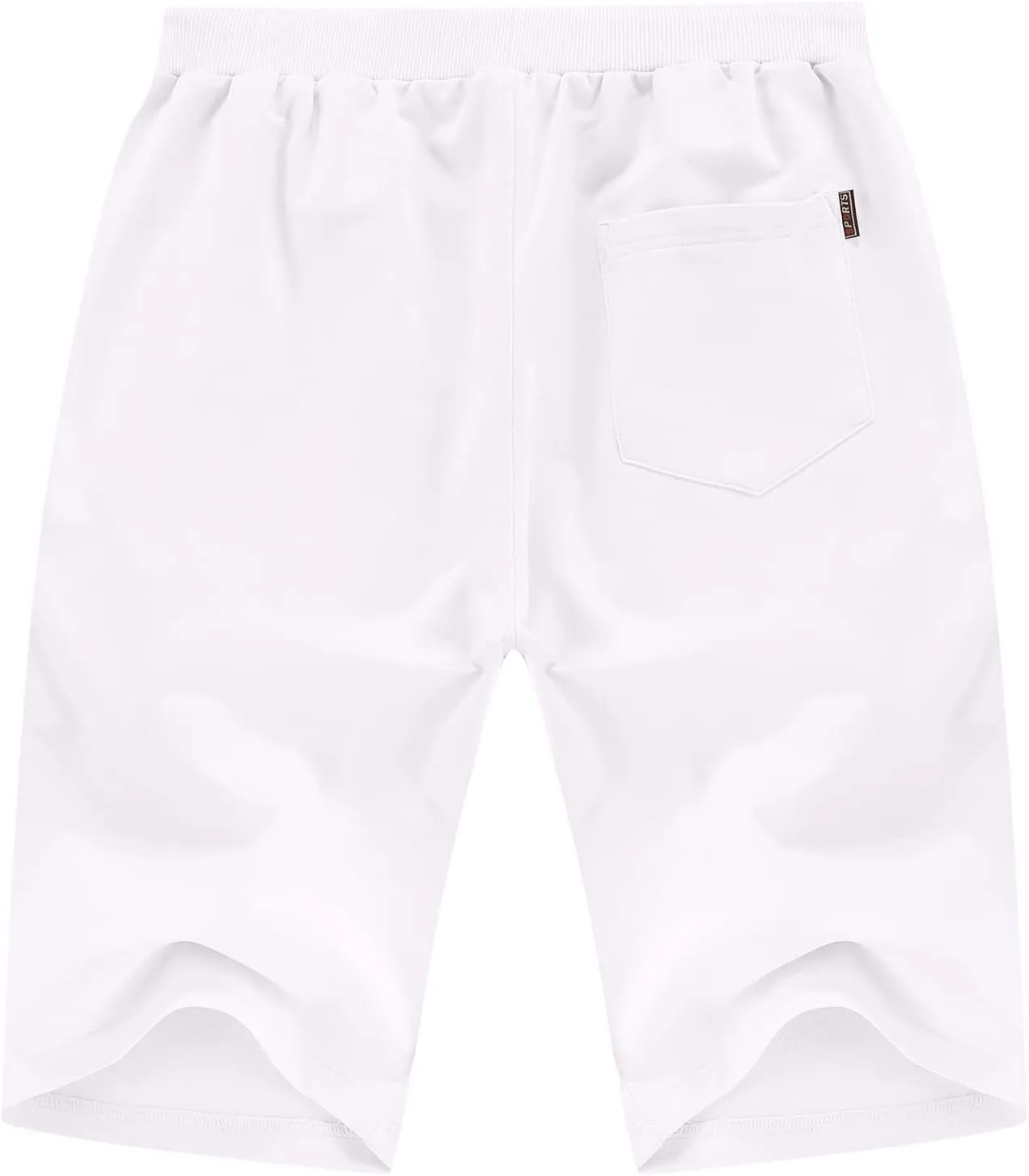 YTD Men's Shorts Casual Classic Fit Drawstring Summer Beach Shorts with Elastic Waist and Pockets