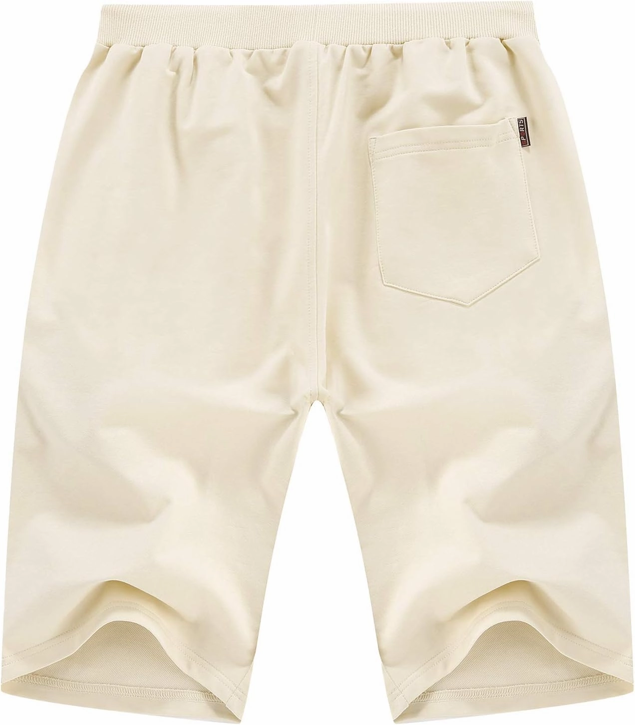 YTD Men's Shorts Casual Classic Fit Drawstring Summer Beach Shorts with Elastic Waist and Pockets