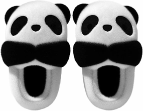 Zureto The New Cute Panda Animal Slipper Cuddly Panda Bear Plush Animal House Slippers Warm Winter Slippers House